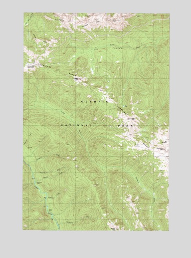 Mount Angeles, WA USGS Topographic Map