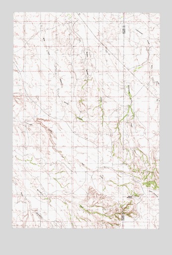 Mount Antelope, MT USGS Topographic Map