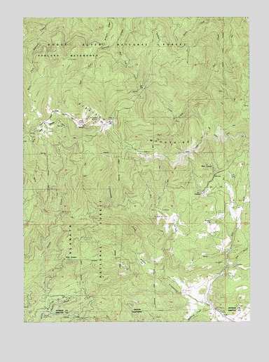 Mount Ashland, OR USGS Topographic Map