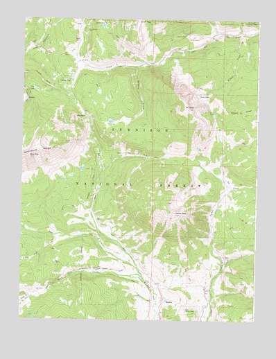Mount Axtell, CO USGS Topographic Map