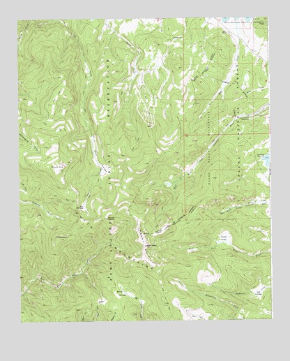 Mount Baldy, AZ USGS Topographic Map