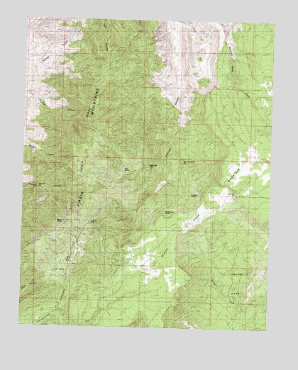 Mount Bangs, AZ USGS Topographic Map