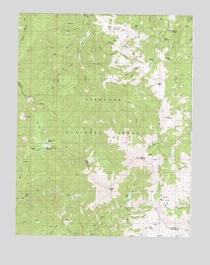 Mount Belknap, UT USGS Topographic Map