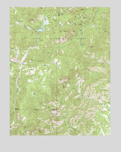 Mount Big Chief, CO USGS Topographic Map