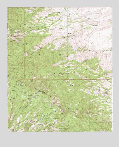 Mount Bigelow, AZ USGS Topographic Map