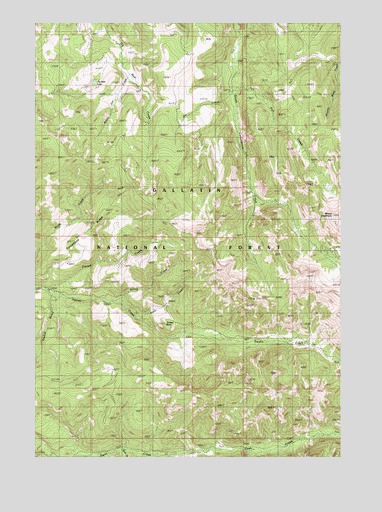 Mount Blackmore, MT USGS Topographic Map