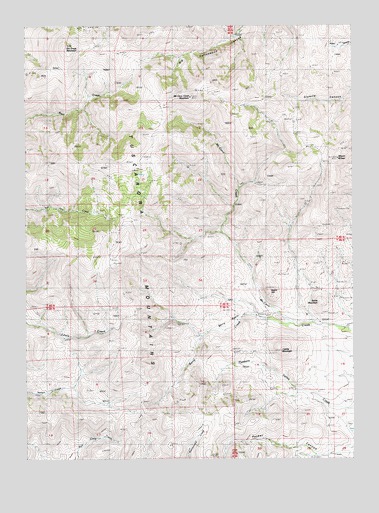 Mount Blitzen, NV USGS Topographic Map
