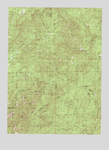 Mount Bolivar, OR USGS Topographic Map