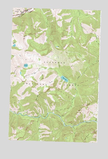 Mount Bradley, MT USGS Topographic Map