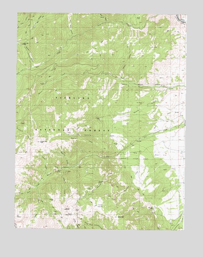 Mount Brigham, UT USGS Topographic Map