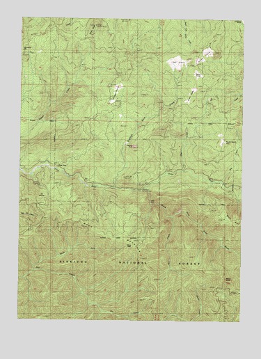 Mount Butler, OR USGS Topographic Map