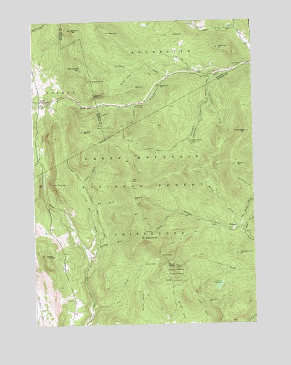 Mount Carmel, VT USGS Topographic Map