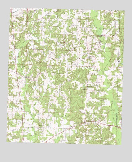 Mount Carmel, MS USGS Topographic Map