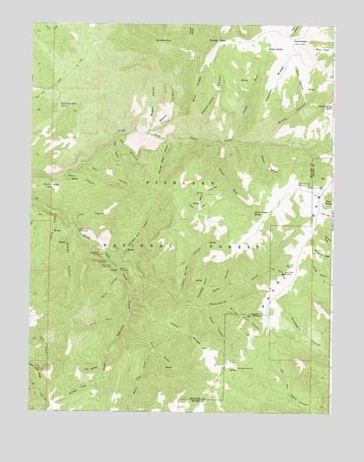 Mount Catherine, UT USGS Topographic Map