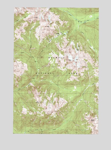 Mount Christie, WA USGS Topographic Map
