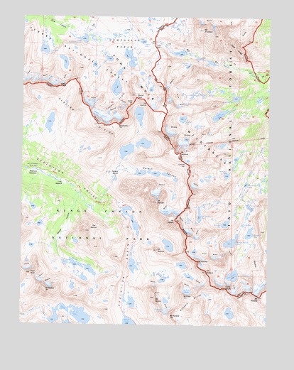 Mount Darwin, CA USGS Topographic Map
