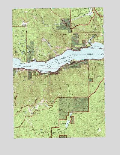 Mount Defiance, OR USGS Topographic Map