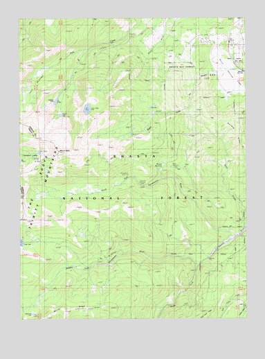 Mount Eddy, CA USGS Topographic Map