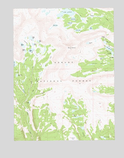 Mount Emmons, UT USGS Topographic Map