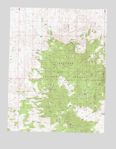 Mount Etna, NV USGS Topographic Map