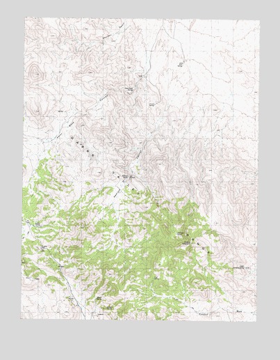 Mount Ferguson, NV USGS Topographic Map