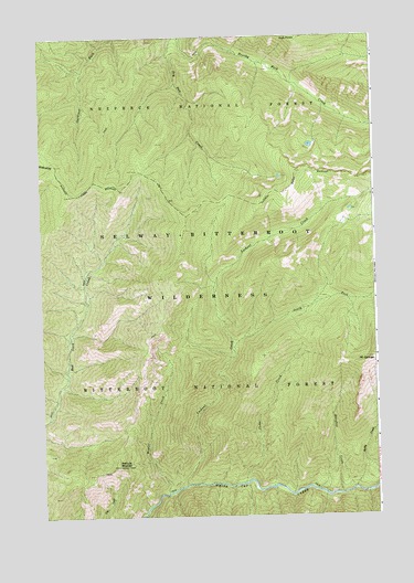 Mount George, ID USGS Topographic Map