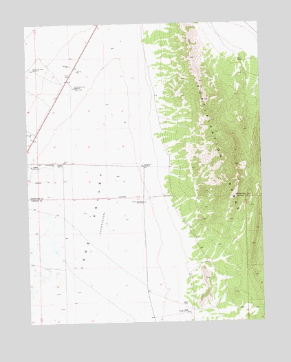 Mount Grafton NE, NV USGS Topographic Map