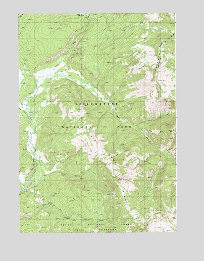 Mount Hancock, WY USGS Topographic Map