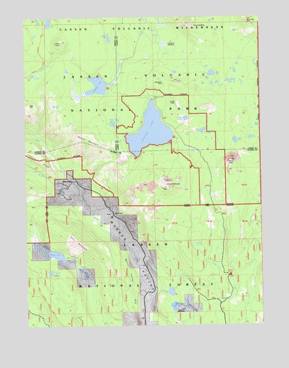 Mount Harkness, CA USGS Topographic Map