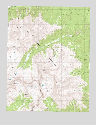 Mount Harvard, CO USGS Topographic Map