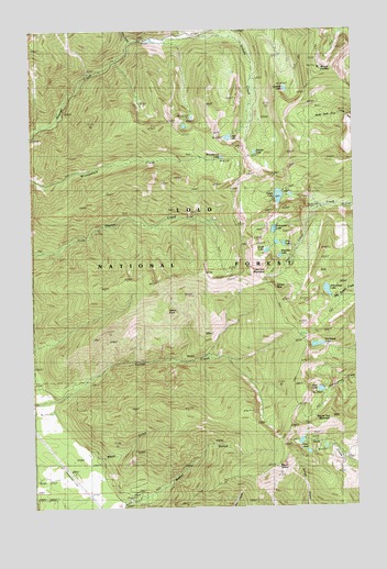 Mount Headley, MT USGS Topographic Map
