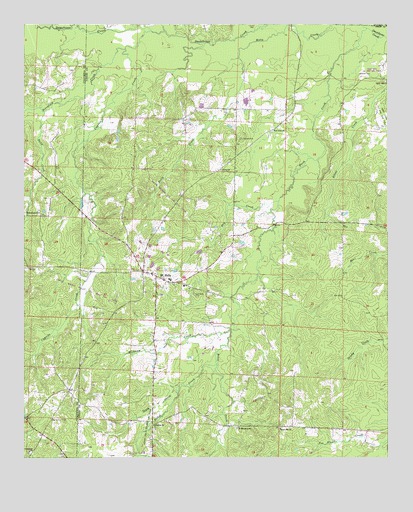 Mount Holly, AR USGS Topographic Map