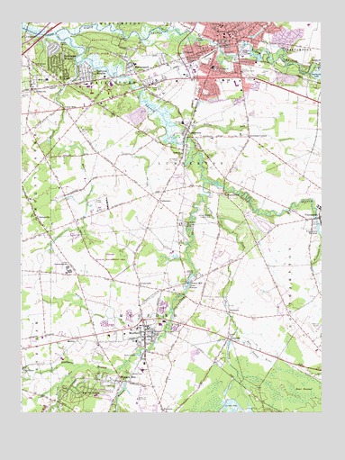 Mount Holly, NJ USGS Topographic Map