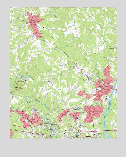 Mount Holly, NC USGS Topographic Map