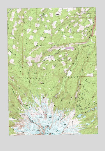 Mount Hood North, OR USGS Topographic Map