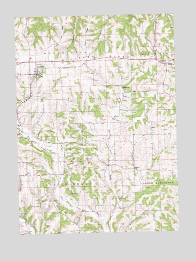 Mount Hope, WI USGS Topographic Map