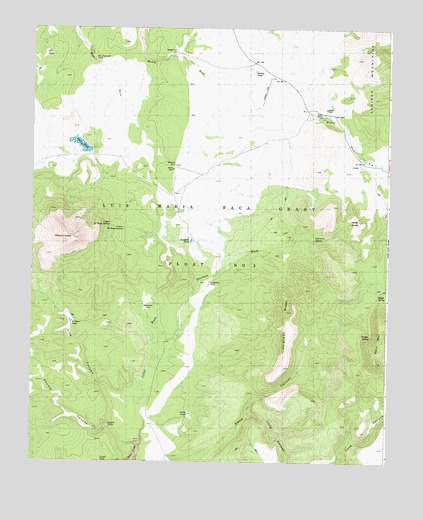 Mount Hope, AZ USGS Topographic Map
