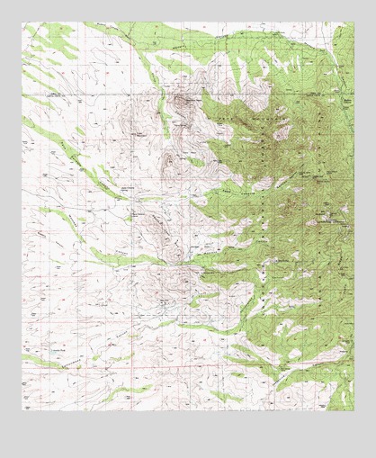 Mount Hopkins, AZ USGS Topographic Map