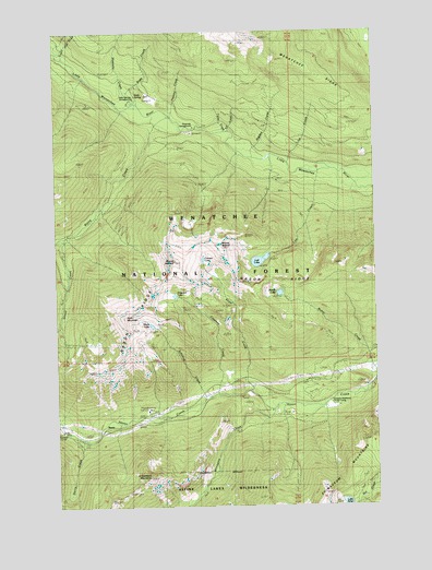 Mount Howard, WA USGS Topographic Map