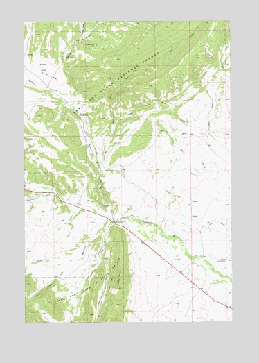 Mount Howe, MT USGS Topographic Map