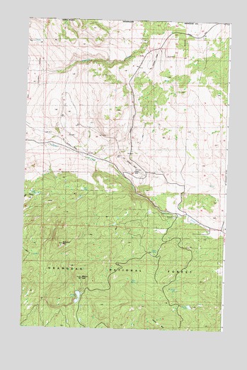 Mount Hull, WA USGS Topographic Map