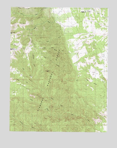 Beehive Peak, UT USGS Topographic Map