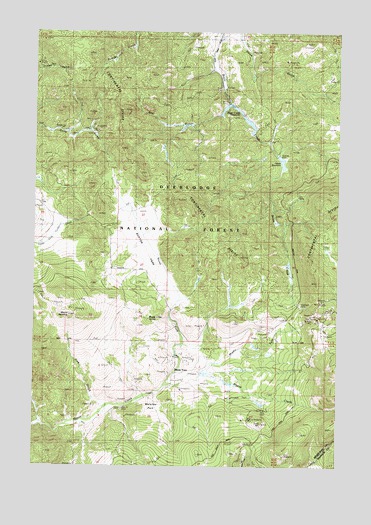 Mount Humbug, MT USGS Topographic Map