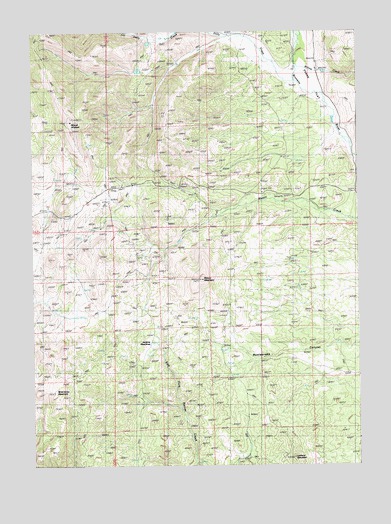 Mount Ichabod, NV USGS Topographic Map