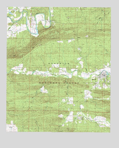 Mount Ida, AR USGS Topographic Map