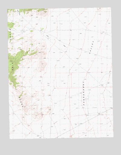 Mount Irish SE, NV USGS Topographic Map