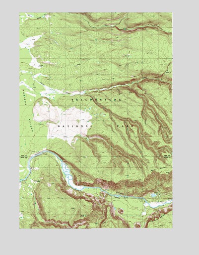 Mount Jackson, WY USGS Topographic Map