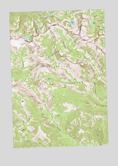 Mount Jerusalem, MT USGS Topographic Map