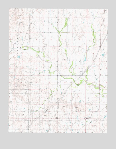 Mount Jesus, KS USGS Topographic Map