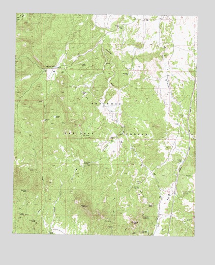 Mount Josh, AZ USGS Topographic Map